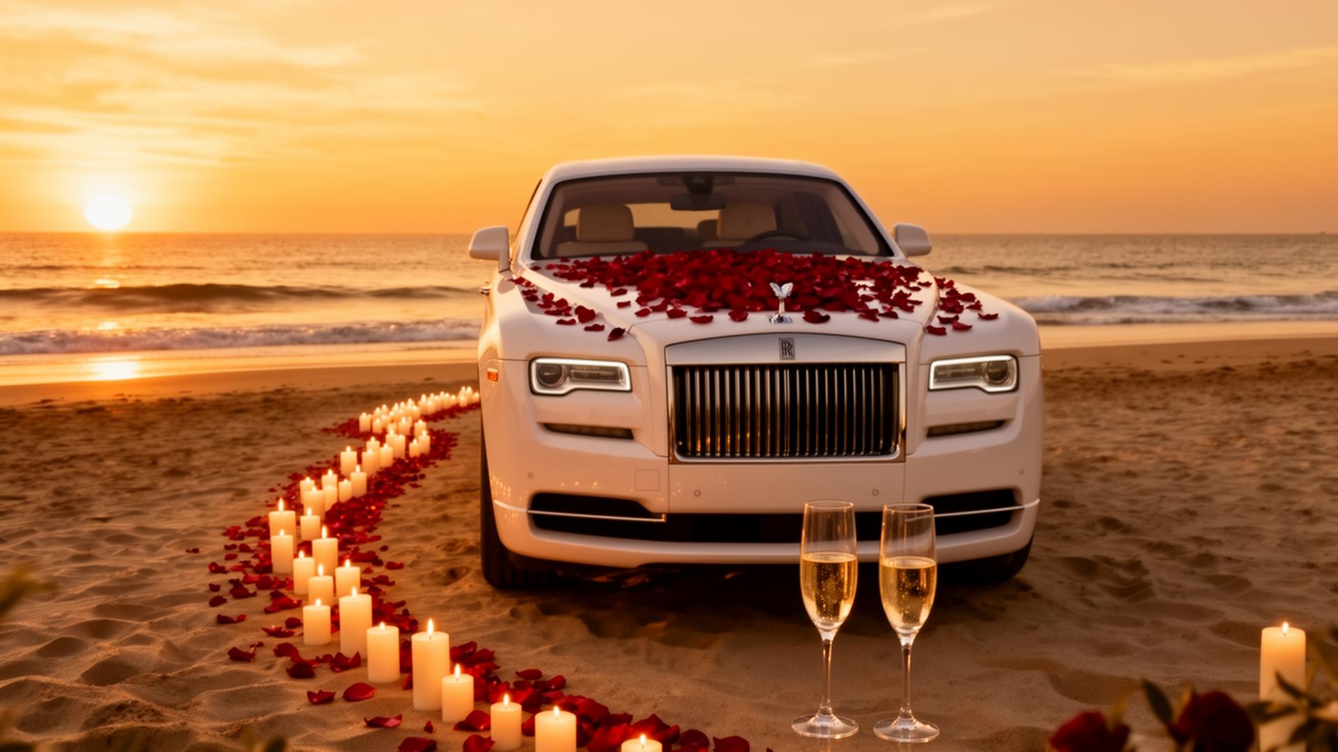 Luxury proposal scene